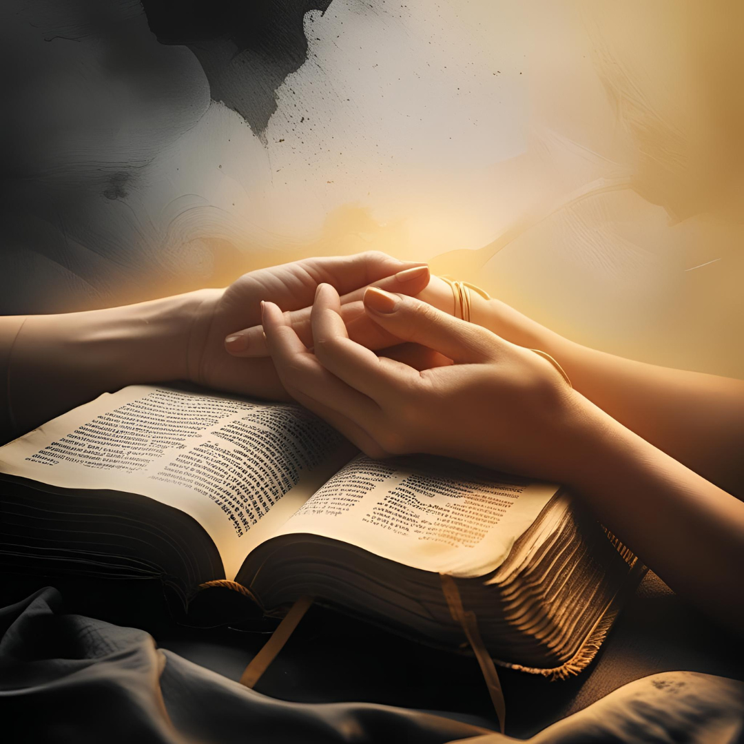 bible book. people praying